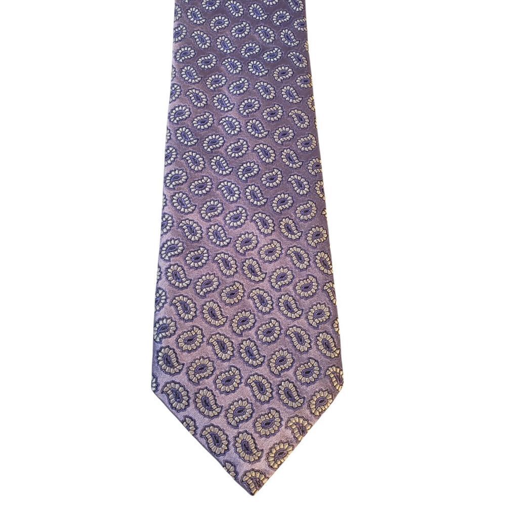 NWT Robert Talbott‎ Best of Class Mens Tie Luxury Hand Sewn Purple Paisley $135